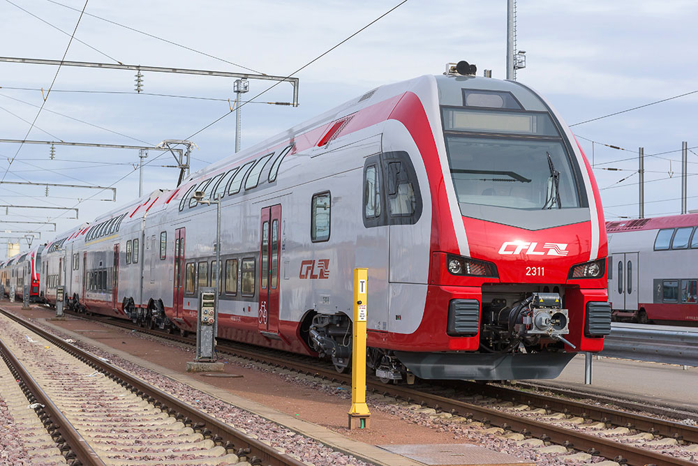 Luxembourg CFL train