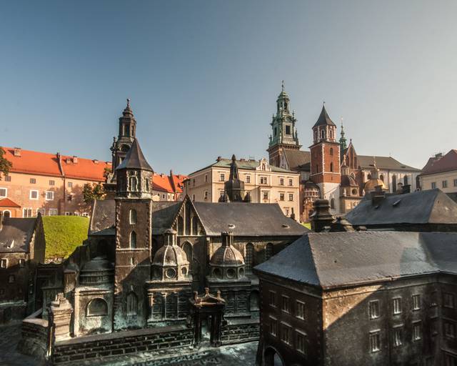 Kraków was the capital of Poland through most of the Middle Ages and the Renaissance