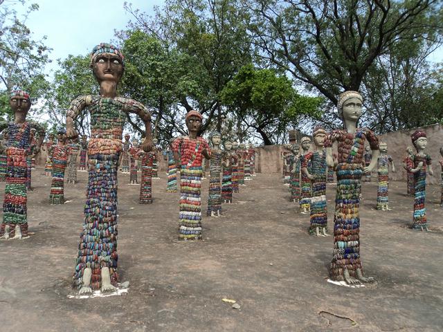 Statuettes at the Rock Garden