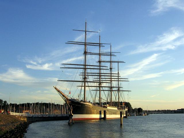 Museum ship and hostel Passat.