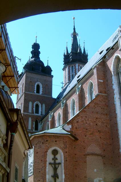 Church of St. Mary seen from Plac Mariacki