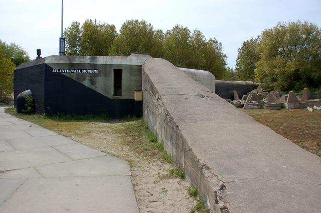 The Atlantikwall Museum is set in an old bunker
