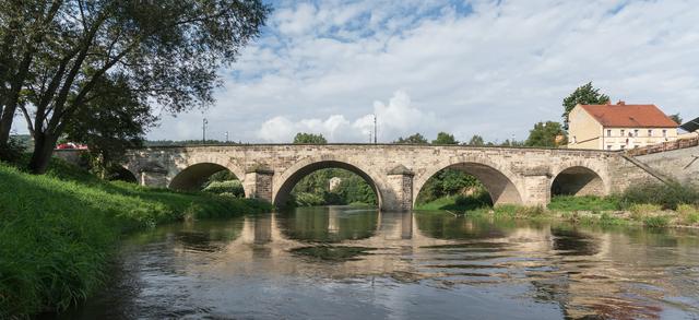 15th-century stone bridge in Bardo, a small town not far from the Czech border