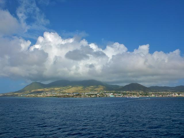 St Kitts from the sea