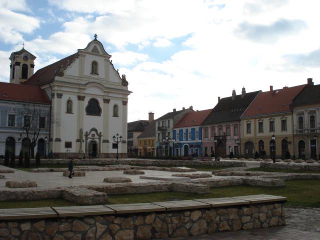 March 15 square, the main square of Vác