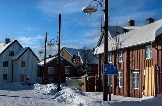 Old street in Tromsø