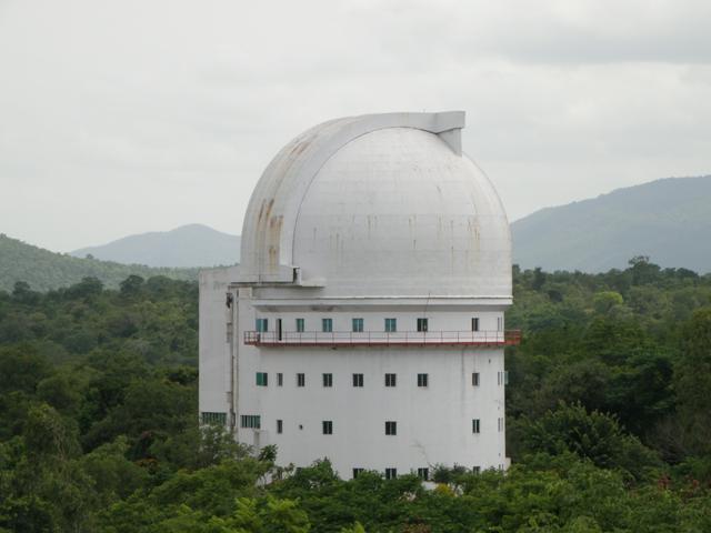 Vainu Bappu Telescope of 2.3m diameter, the largest in Asia