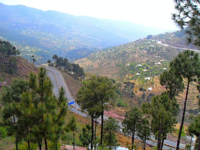 A view of Murree hills