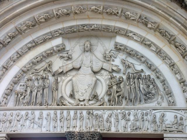 Tympanum of the basilica