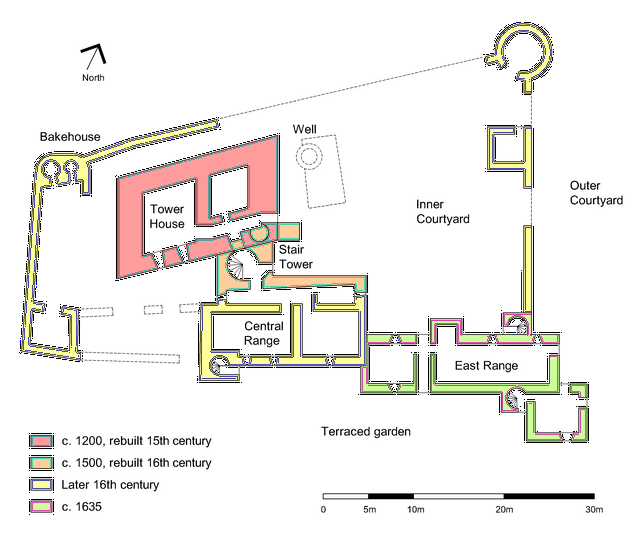 Aberdour Castle plan