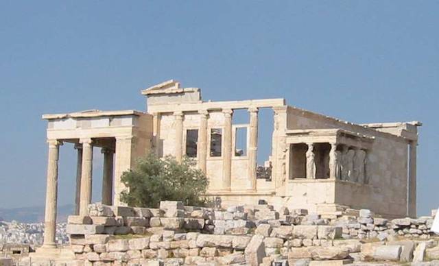 The Erechtheion at the Acropolis