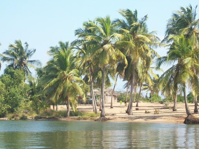 At the riverside in Ada Foah