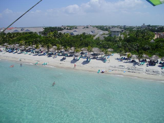  The view while parasailing