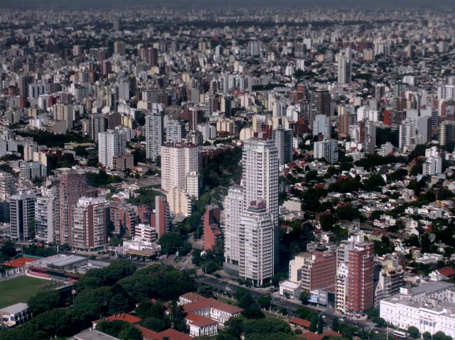 Aerial view of Buenos Aires