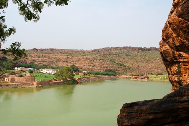 View of Agasthya Tank from Caves