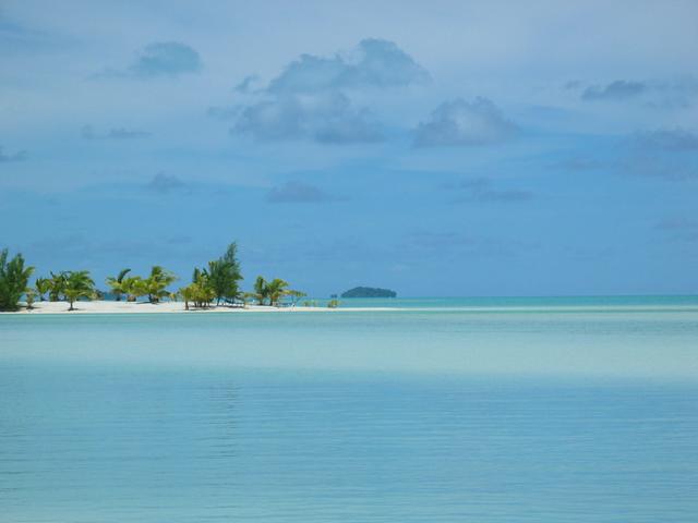 The Lagune of Aitutaki, seen from Samade Beach