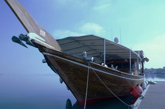 Fishing dhow in the harbour