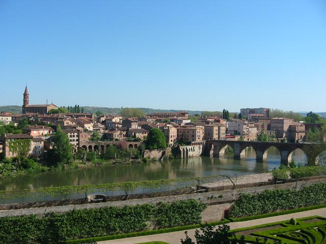 A view of the old bridge and part of the old city