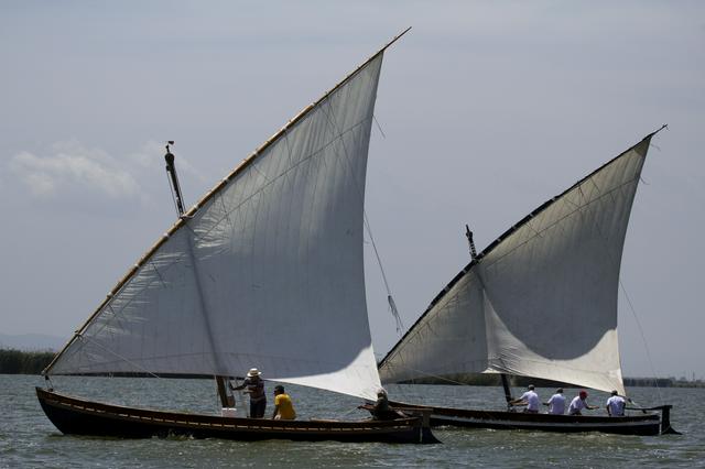 Traditional Albufera boats