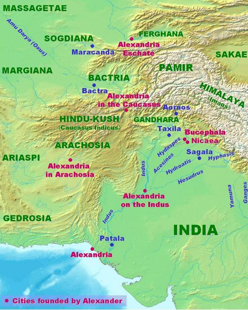 Taxila was an important city in Alexander's time, 4th century BCE