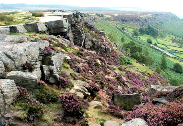 Curbar Edge in the Peak District