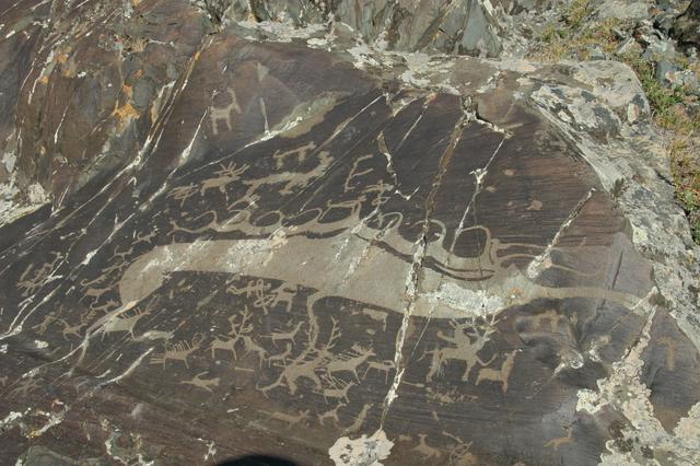 Petroglyph at Tsagaan Salaa