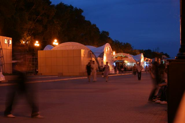 Bars at the river promenade