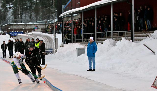 Besides association football and ice hockey, bandy is a major spectator sport in Sweden, with the 26th of December as a traditional game day. The stands are usually outdoors, so the audience needs to dress warm.