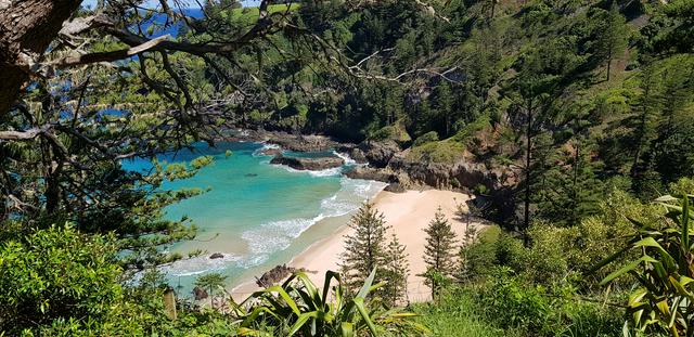 Anson Bay Norfolk Island view