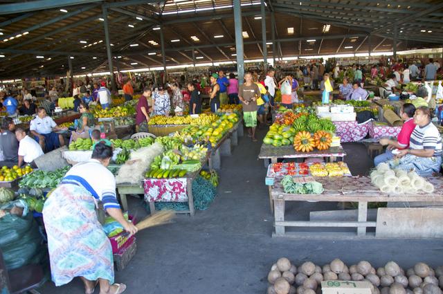 The fresh produce market