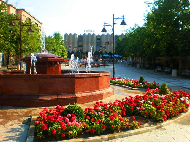 The Main Square in Aranđelovac.