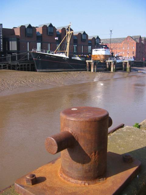 River Hull with the Arctic Corsair moored on the left