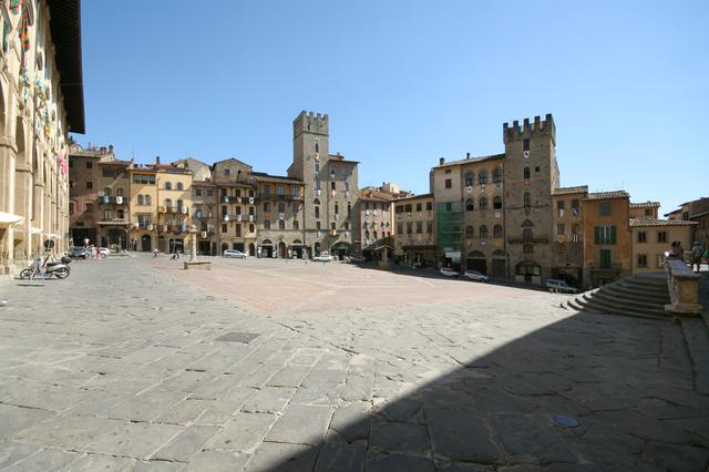 Piazza Grande - Arezzo's historical centre