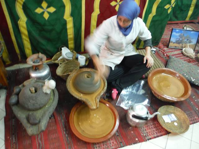 Argan oil production at Herboriste De Marrakech