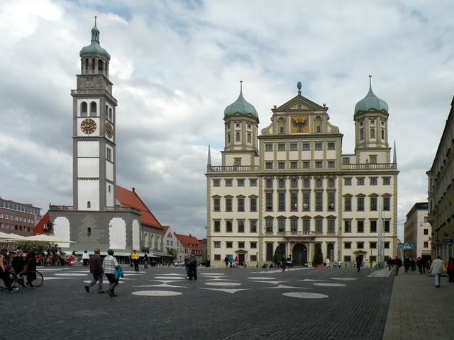 St. Peter and Rathaus(City Hall), the oldest secular Renaissance building north of the Alps