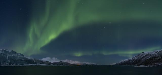 Northern Lights over Lyngen Fjord