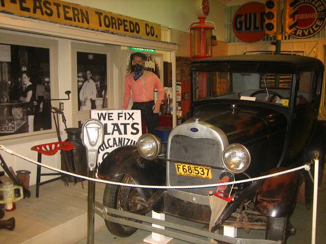 Automotive exhibit at the county Historical Museum