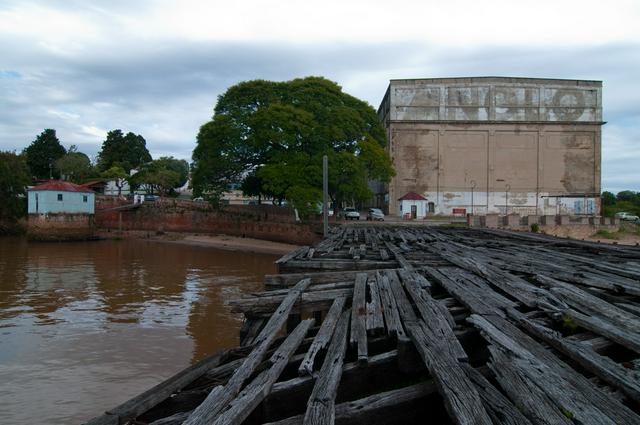 The factory area