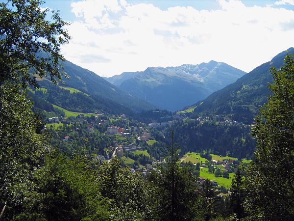 Gastein valley in the Hohe Tauern range