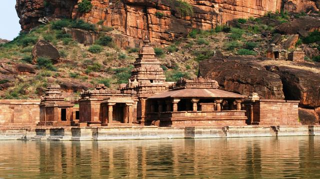 Bhutanatha group of temples facing the Agasythya Tank