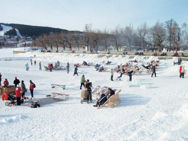 Badhusparken is a popular area