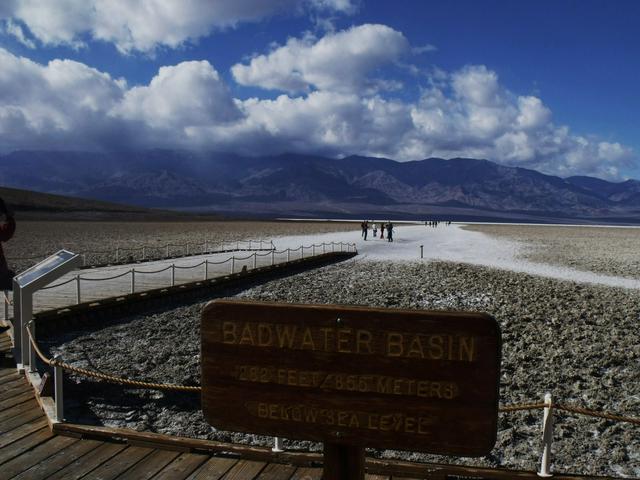 Badwater Basin, lowest point in North America