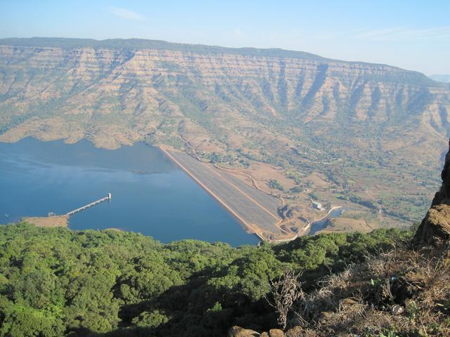 View of Balakwadi Dam from Kate's Point