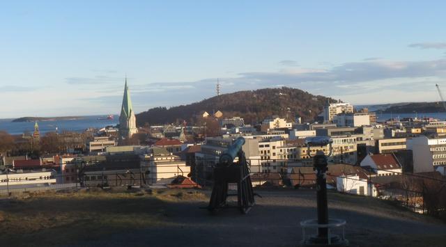 Drageknatten viewpoint in Baneheia