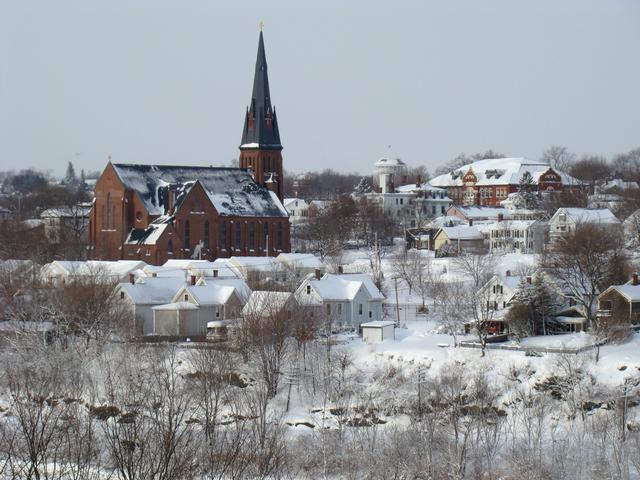 Winter view of Bangor