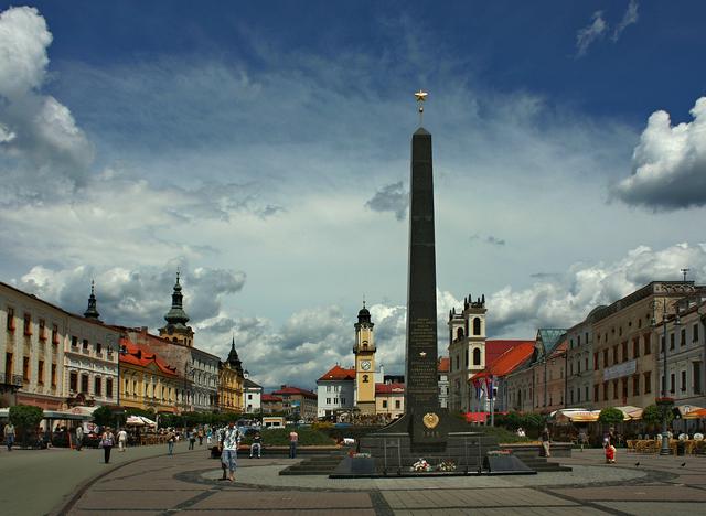 SNP square in Banska Bystrica