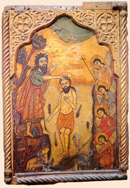 Coptic icon in the Church of Saint Mercurius in Old Cairo