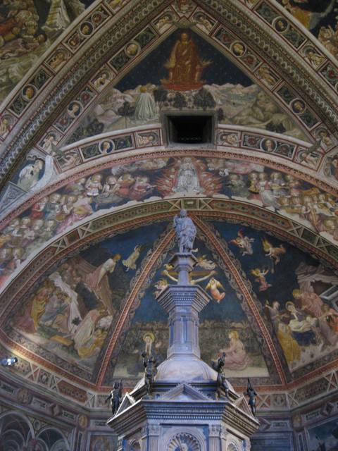 Part of the gorgeous interior of the Baptistery