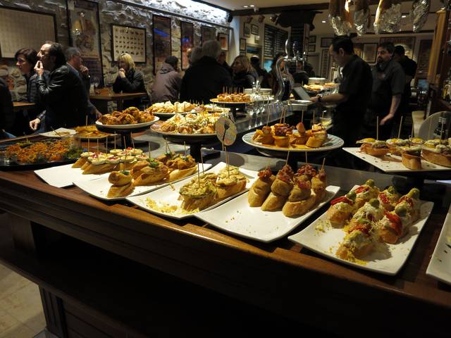 San Sebastian old town Pinchos