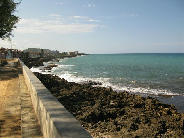 Baracoa's Malecon is much more low-key than the famous one in Havana